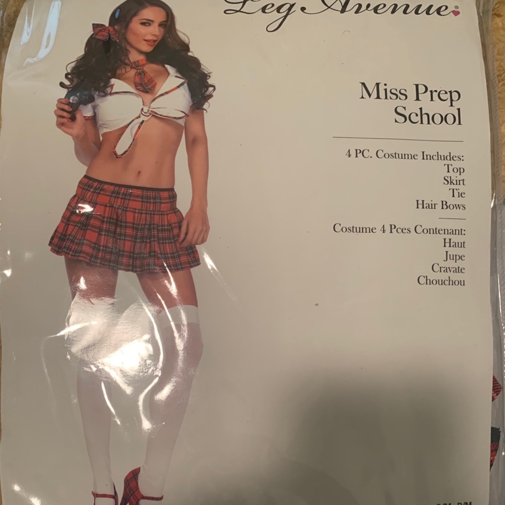 Prep school costume